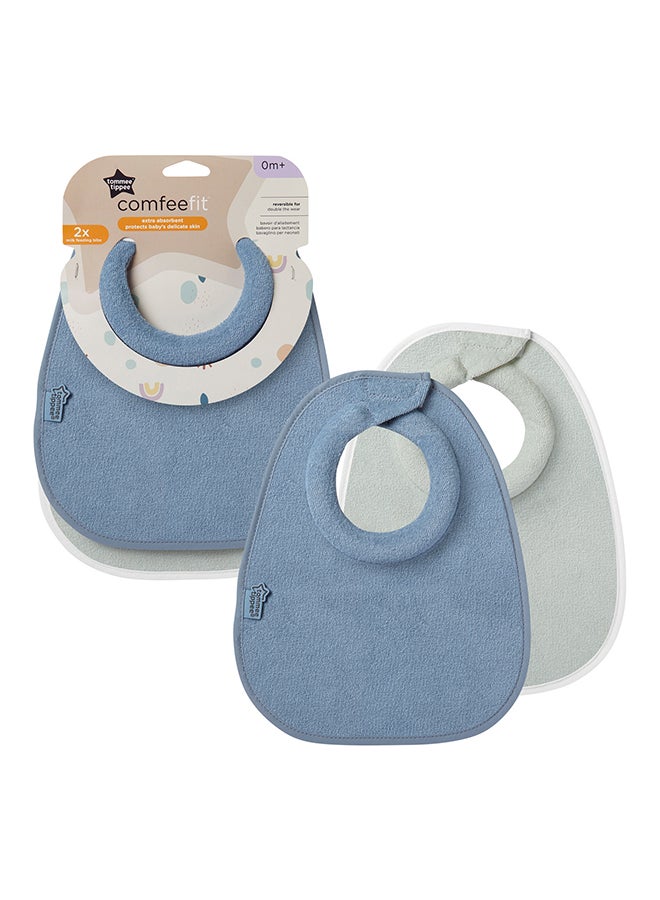tommee tippee Pack of 2 Closer To Nature Milk Feeding Bib 0 Months+ - Assorted - Image 3