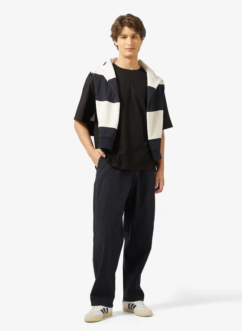 سفنتي فايف بنطلون واسع الساق برباط