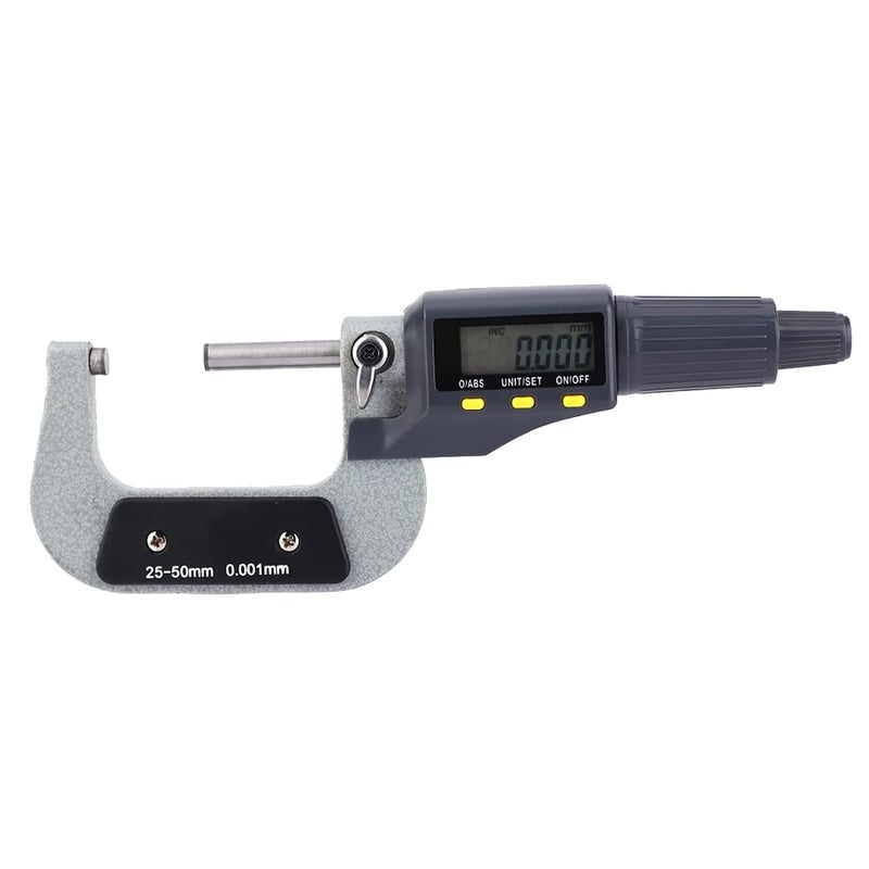 Digital Micrometer, Outside Micrometer, Caliper Electronic Micrometer, Metalworking Caliper Gauge, Micrometer Gauge for Diameter Measurements (25-50mm) - Image 5