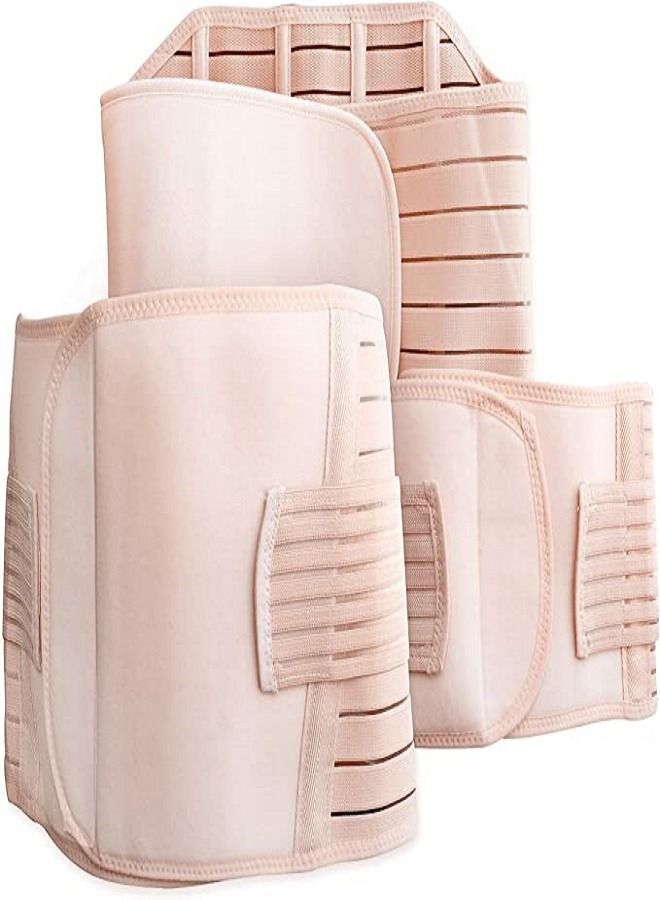3 in 1 Postpartum Support Recovery Belly Wrap Waist/Pelvis Belt For Women (M)