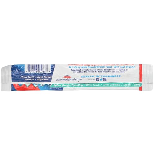 ReadyBrush Prepasted Reusable Toothbrush- 30 Pack- Made in the USA - Image 3