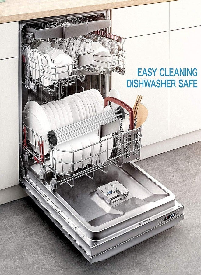 Bletilla Dish Drying Rack, Dish Drainer Rack, Roll up Drying Rack for Kitchen,Stainless Steel (Drain Rack Big) - Image 5