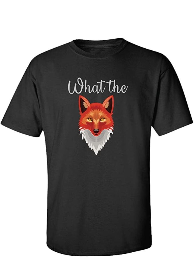 Oh for Fox Sake | Funny Saying Quote Humor Joke Pun Phrase for Men Women T-Shirt (Design 6)  - Image 1
