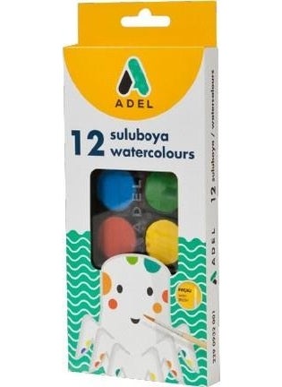 Watercolor 24mm 12 Colors