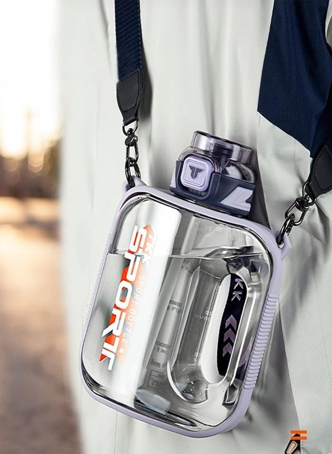 SPORT Half Gallon Water Bottle – Double-Walled Insulated with Handle for Fitness & Daily Use – 1600ml/1.6L - Image 5