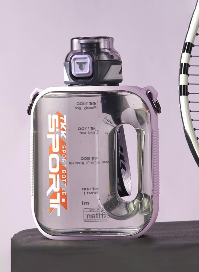 SPORT Half Gallon Water Bottle – Double-Walled Insulated with Handle for Fitness & Daily Use – 1600ml/1.6L - Image 1