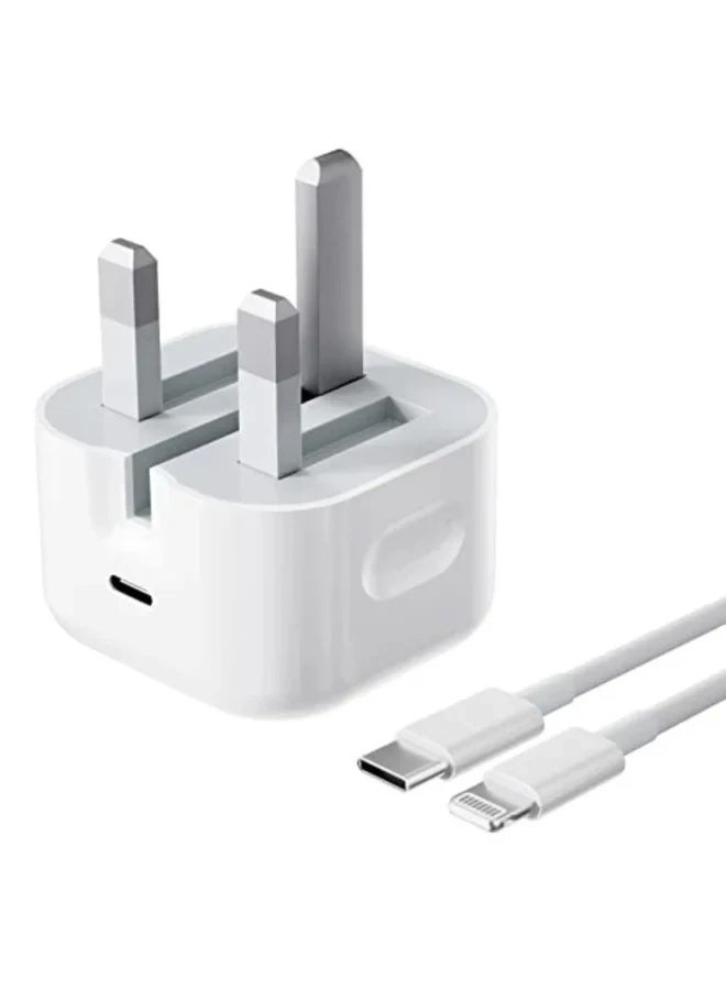 غولو iPhone 35W PD 3.0 USB C Wall Charger Plug with 1M iPhone Fast Charging Cable USB C Fast Charger Charging Cable and Plug, iPhone Fast Charger متوافق مع الهاتف 14 13 12 11 Pro Max Mini X XR Xs 8 - Image 2