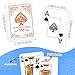 Wkchxd Playing Cards Deck of Cards Poker Cards Jumbo Poker Size Large Print Playing Cards for Adults Seniors Card Games for Family Game Night Table Games Magic Casino Theme Party Black and Orange - Image 4