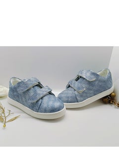 Generic Flat Sneaker Shoes Casual For Kids - Light Blue  - Image 3