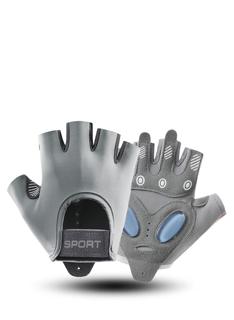 Generic Women Yoga Fitness Gloves Anti-slip Professional Protection Breathable Workout Weight Lifting Gloves For Cycling Exercise Training With Cushion Pads - Image 1
