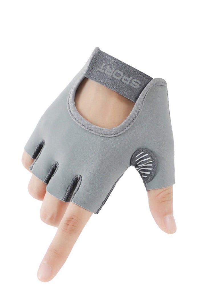 Generic Women Yoga Fitness Gloves Anti-slip Professional Protection Breathable Workout Weight Lifting Gloves For Cycling Exercise Training With Cushion Pads - Image 4