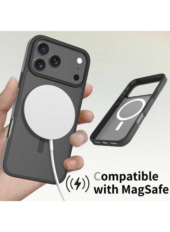 NIBEMINENT All Inclusive Airbag Scrub Protection Case With Magsafe For iPhone 14 Plus, Black - Image 2