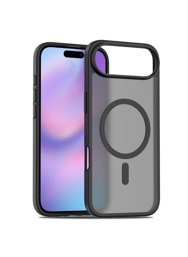 NIBEMINENT All Inclusive Airbag Scrub Protection Case With Magsafe For iPhone 14 Plus, Black - Image 1