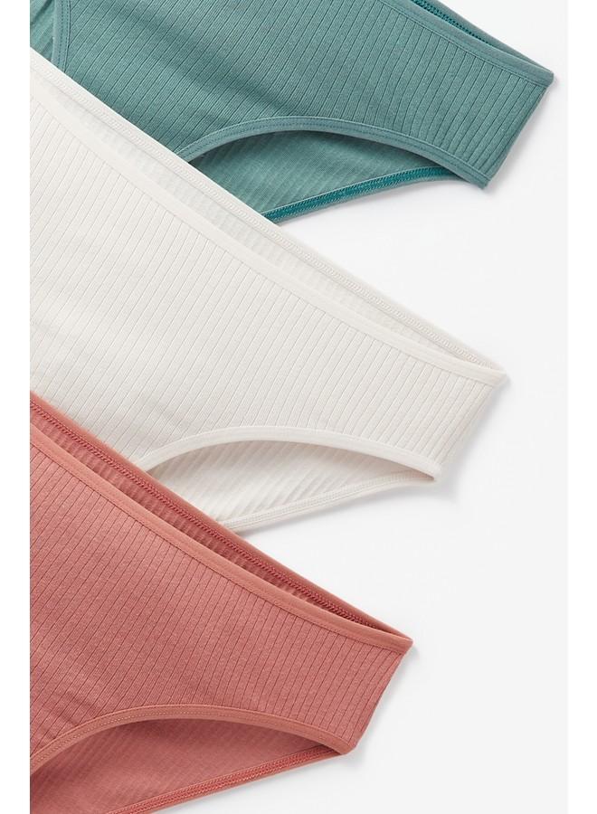 جون يونيو طقم 3 قطع سراويل داخلية نسائية - تيل - إكرو - قرفة - Image 3