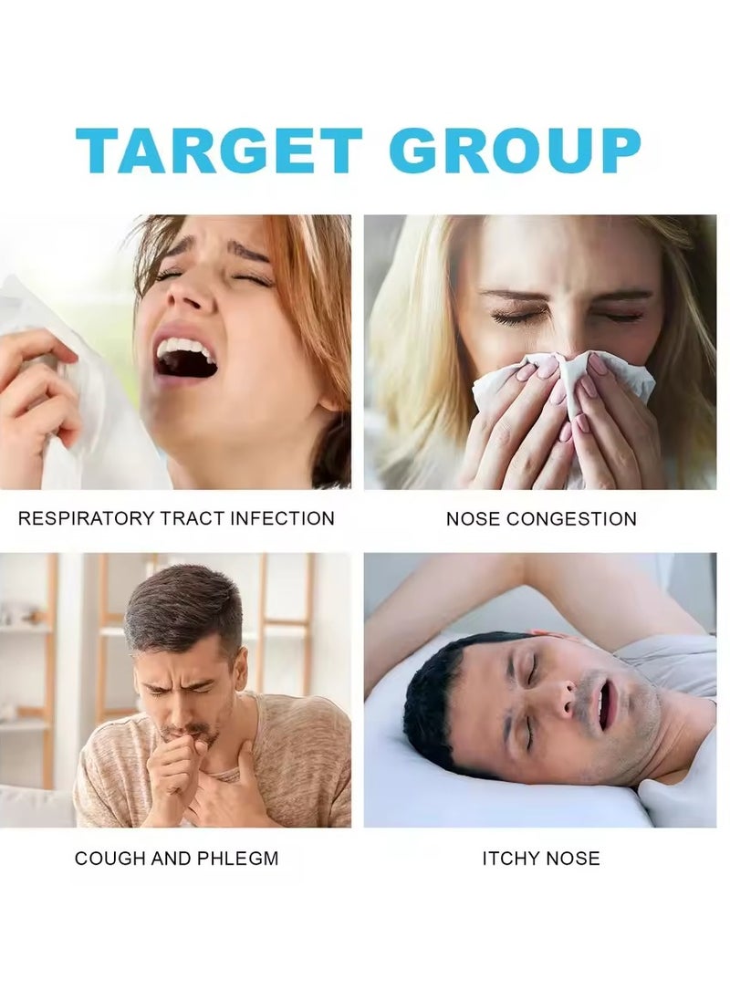 Nasal Strip Starter Kit (30 Count White) - Boost Oxygen Intake, Reduce Snoring, Improve Sleep Quality - Sweat Resistant, Skin Safe Nasal Strips - Extra Strength Snoring Solution