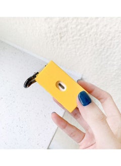 NIBEMINENT Printed Protective Case For Apple AirPods Pro Yellow/Red/Black  - Image 3