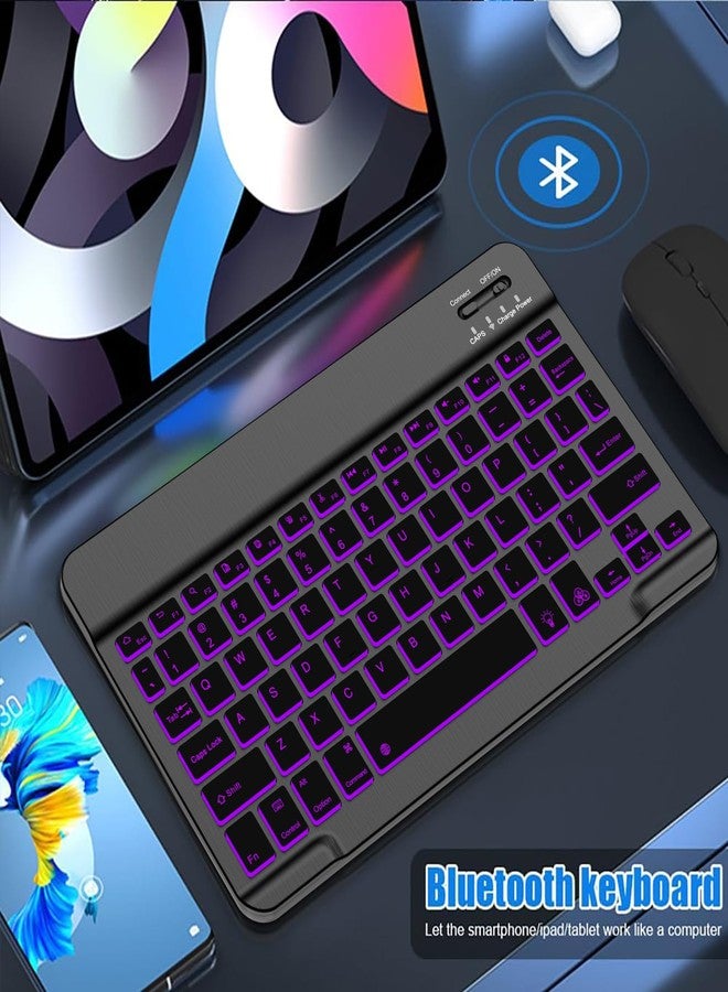 NOOX Backlit Bluetooth keyboard for Phone, Tablet, iPad Air, Pro, Mini, A16, M2, M3, Galaxy, ChromeBook, MackBook, Wireless Travel Keyboard for Computers - Rechargable, Lightweight, Slim, Easy to Carry - Image 4