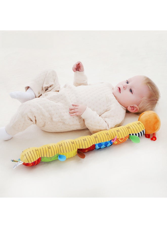Sozz Newborn Gift Baby Caterpillar Height Plush Doll Baby Toy Wholesale-Color:Orange Caterpillar Height Ruler (with Trademark)  - Image 4