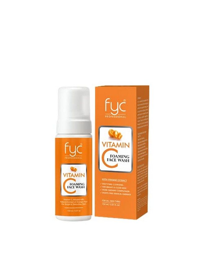 FYC Professional Yavi Cosmetics Vitamin C Foaming Face Wash Anti Aeging Reduces Dark Spots - Image 2