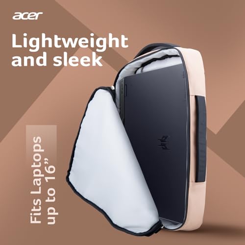 Acer Fashion Large Capacity School Backpack With USB Charger Black - Image 4