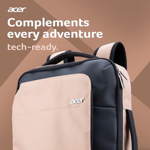 Acer Fashion Large Capacity School Backpack With USB Charger Black - Image 5