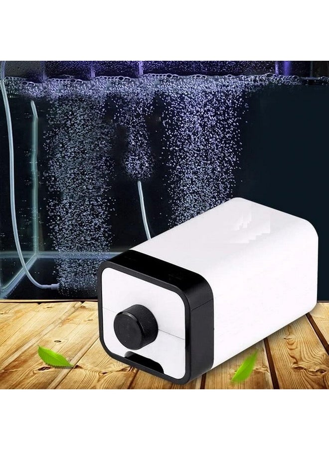 VAYINATO VAYINATO CT Series Air Volume Adjustable Aquarium Oxygen Air Pump with 2 Meter Air Tube and 1 Air Stone for Fish Tank (CT-201 | 1 Way)  - Image 5