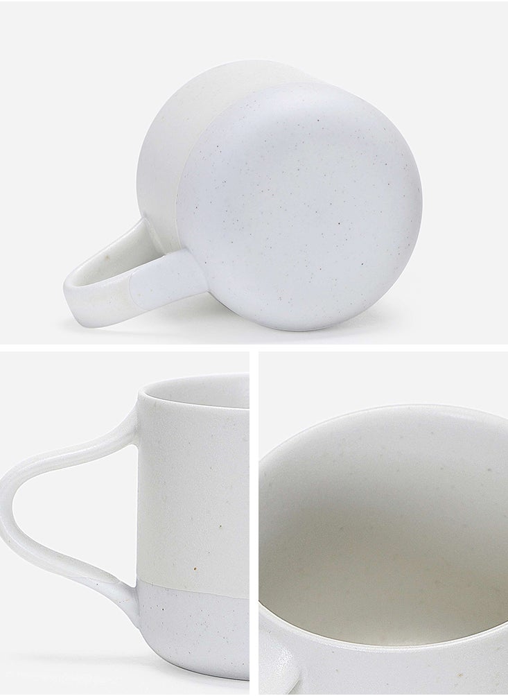 Perfii Set of 2 Handmade 270ml Two-Tone Colored Mugs Perfect for Specialty Coffee Drinks, Latte, Cafe, Mocha and Tea  - Image 4