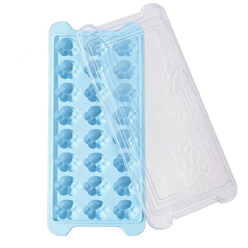 Creative cat paw ice cube tray mold with lid, small ice maker, household small ice cube box, silicone ice cube tray - Image 3