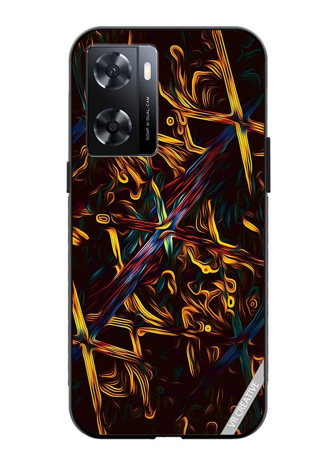 VR CREATIVE Protective Case Cover For OnePlus Nord N20 SE Abstract Design Multicolour - Image 1