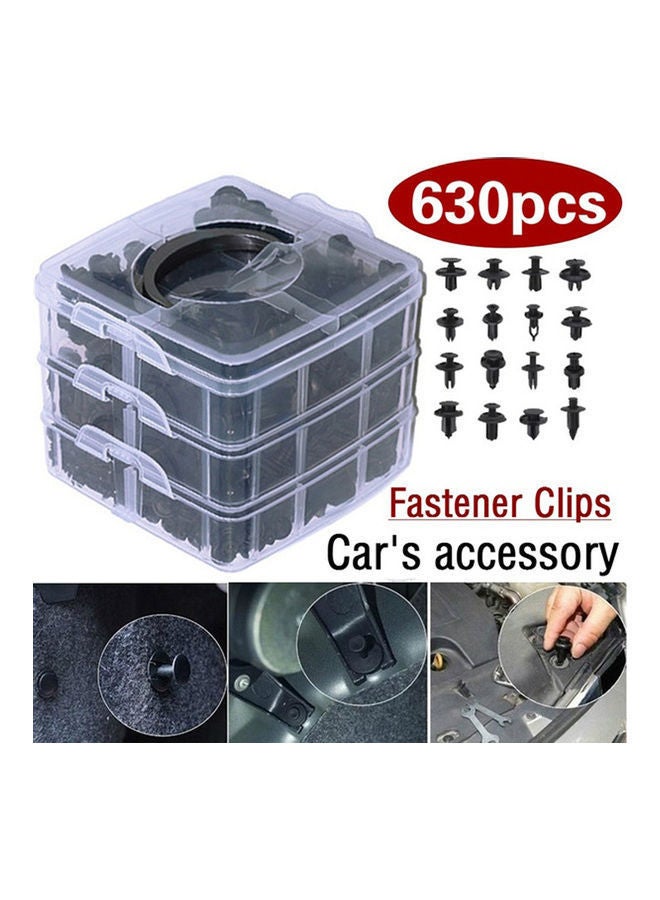 630-Piece Car Body Push Pin Rivets Bumper Repairing Kits