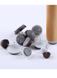 spa luxetique Felt Furniture Pads - 60-Piece Set for Chair, Table, and Cabinet Legs  - Image 3