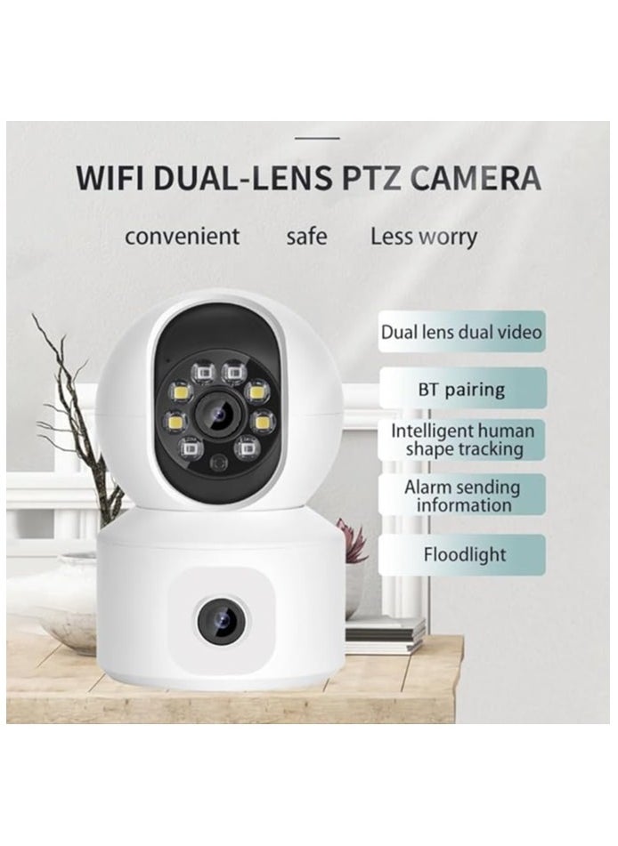 Generic VisionGuard HD Dual Lens WiFi Surveillance Camera with Color Night Vision and 2-Way Talk  - Image 2