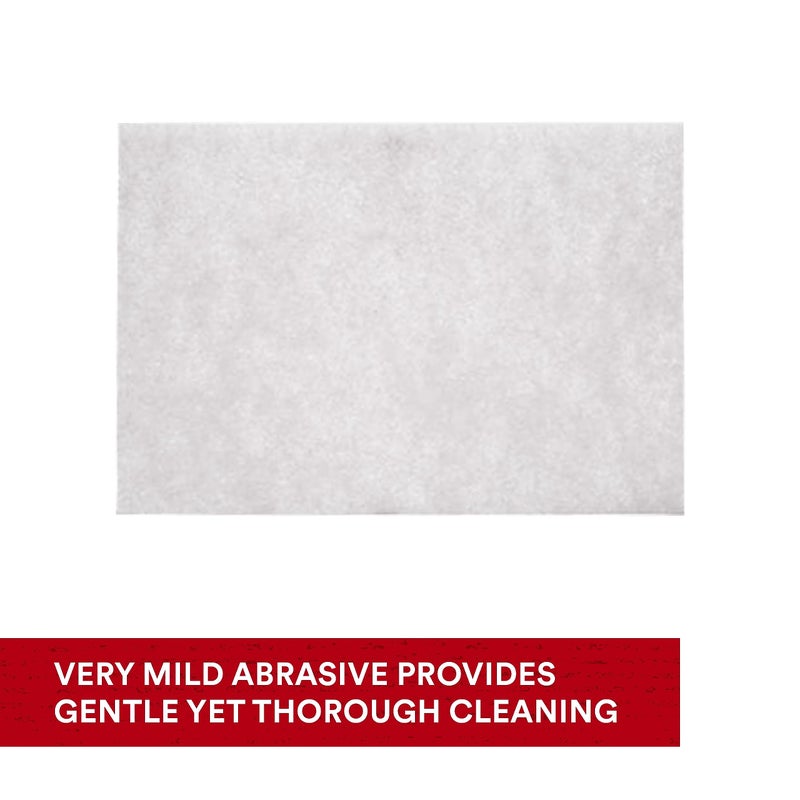 3M Scotch-Brite Light Cleansing Hand Pad 7445, 6 in x 9 in, Mild Abrasive Hand Sanding Pad, For Metal, Vinyl, Porcelain and Other Delicate Surfaces, Pack of 20  - Image 5