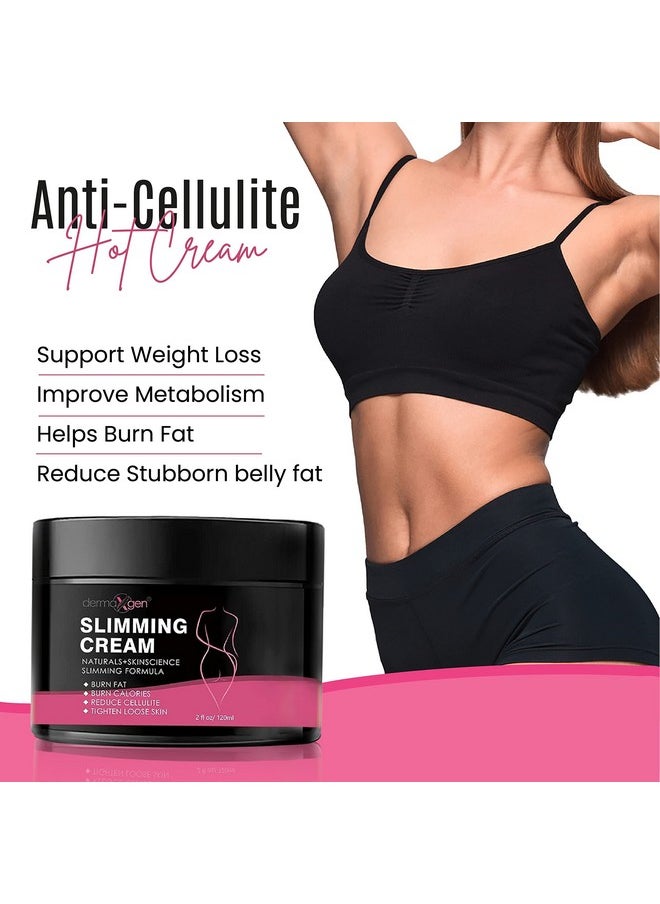 dermaxgen - Slimming Cream For Tummy Abdomen Belly And Waist Firming Cream 100% Organic Natural Anti Cellulite Cream Natural Ingredients - Image 1