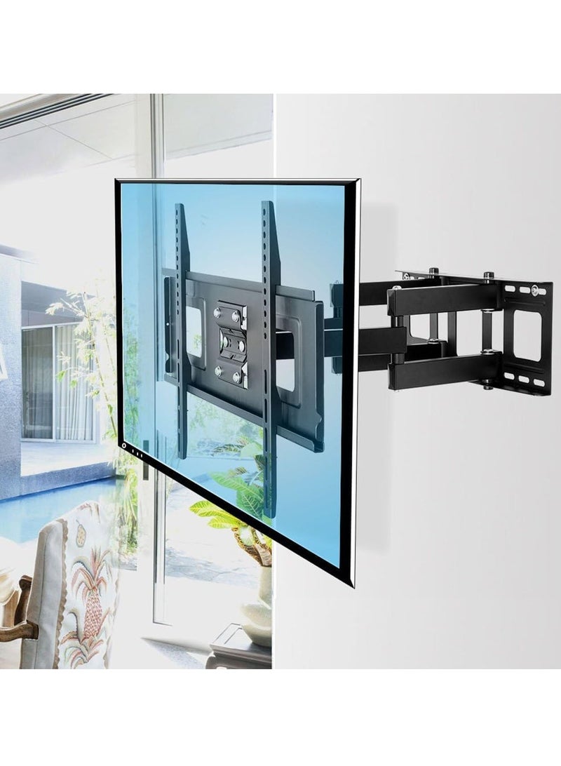 TIGER A04 Full Motion Articulating TV Wall Mount Bracket for 32-65 Inch LED LCD HD 4K Plasma TVs, Heavy-Duty Adjustable Swivel & Tilt Mount for Home & Office, Space-Saving Design. - Image 5