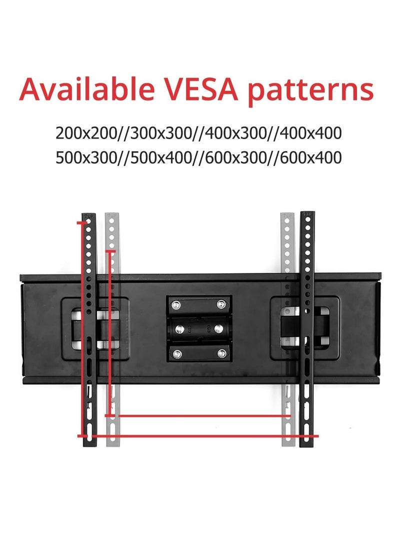 TIGER A04 Full Motion Articulating TV Wall Mount Bracket for 32-65 Inch LED LCD HD 4K Plasma TVs, Heavy-Duty Adjustable Swivel & Tilt Mount for Home & Office, Space-Saving Design. - Image 2