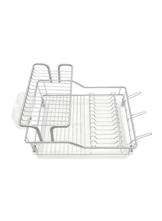 PARFAIT 2-Tier Separate Sections Aluminum Dish Rack Silver 27.3 x 35 x 59.7 cm TA-1008F - Image 2