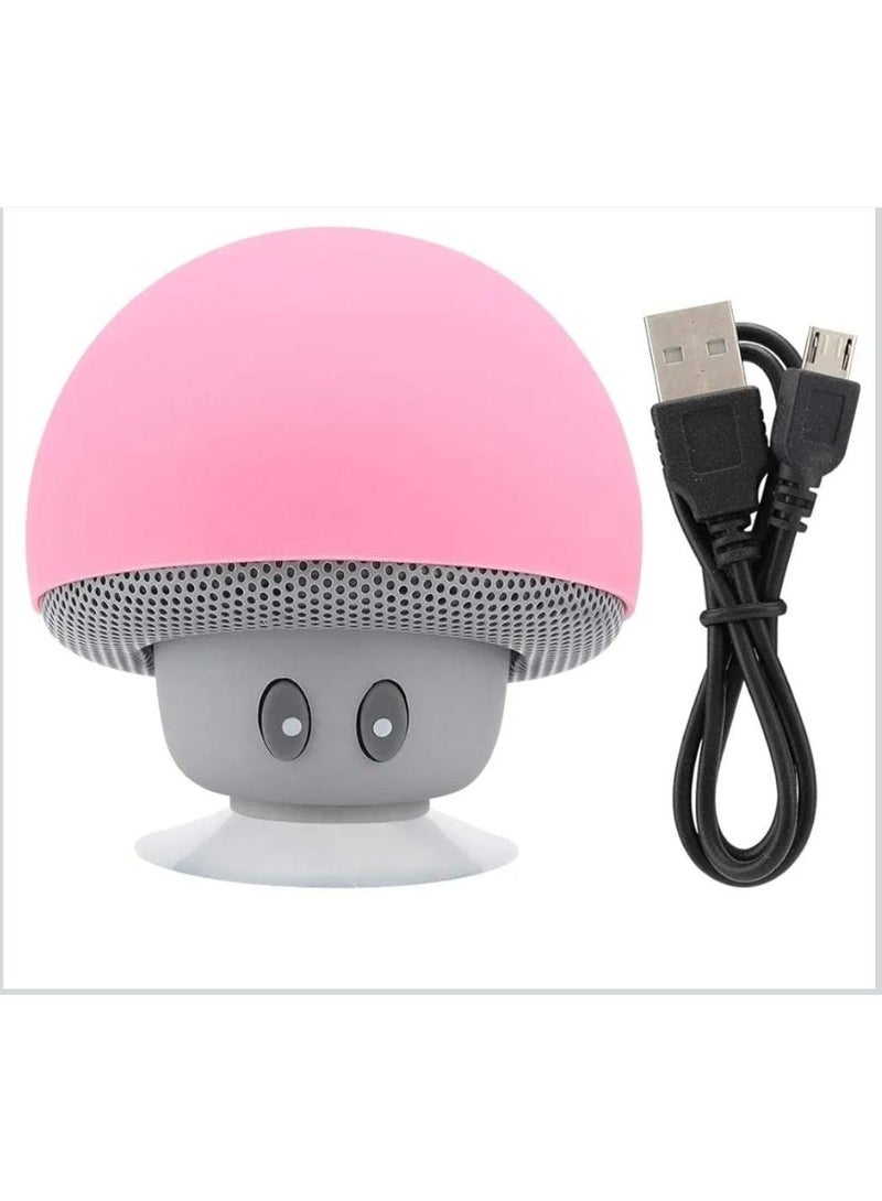 مكبر صوت صغير محمول بتقنية البلوتوث 3.0 مع مضخم صوت عازل للضوضاء وحامل للهاتف المحمول - مكبر صوت صغير محمول بتقنية البلوتوث 3.0 مع مضخم صوت عازل للضوضاء وحامل للهاتف المحمول - وردي - Image 4