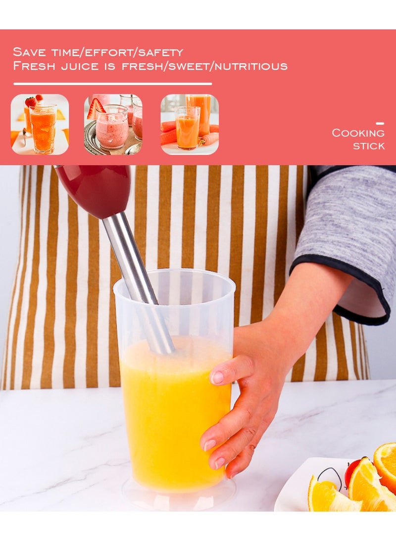 RAF 5-in-1 Hand Blender Set with 800W Motor, Baby Food Blender, Juice and Meat Chopper, Milk Frother, One-Touch Operation - Image 5