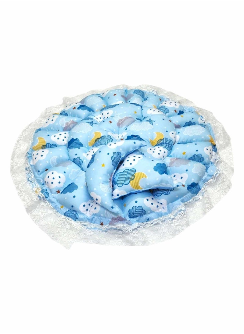 Experience The Ultimate Double Face Comfort and Safety with Soft Cotton Multifunctional Play & Sleep and Pet Mat Perfectly Crafted for Babies and Toddlers