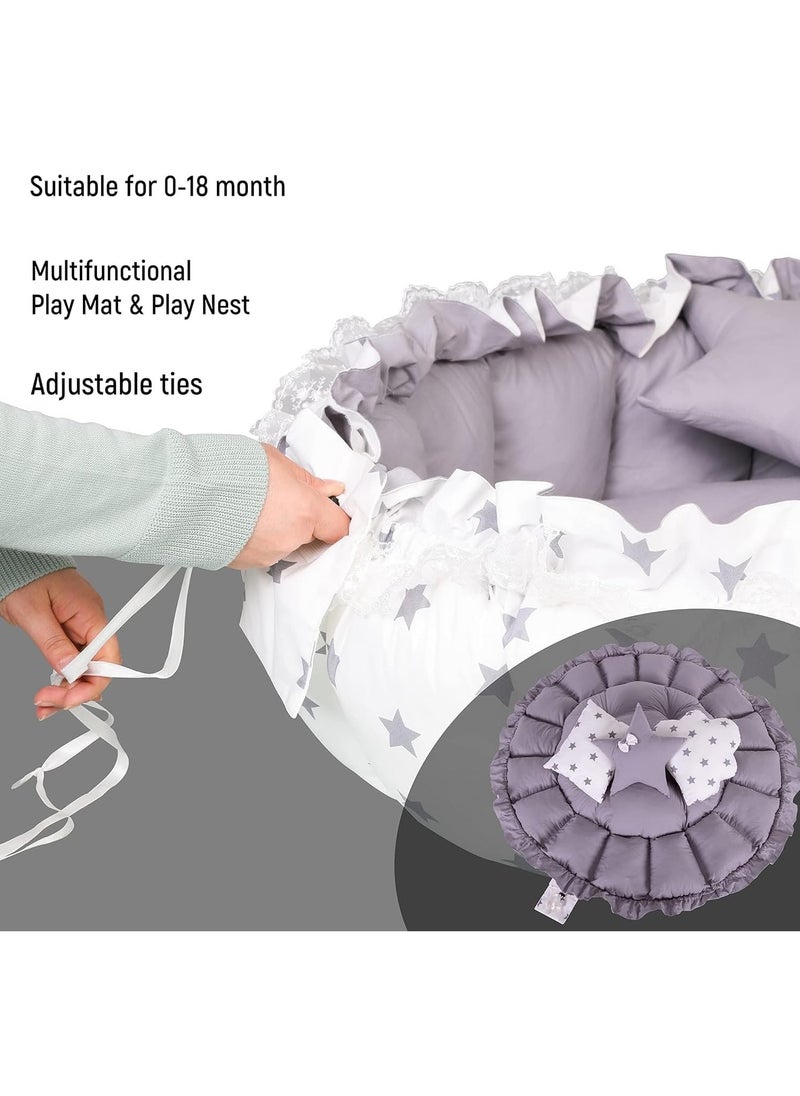 Experience The Ultimate Double Face Comfort and Safety with Soft Cotton Multifunctional Play & Sleep and Pet Mat Perfectly Crafted for Babies and Toddlers