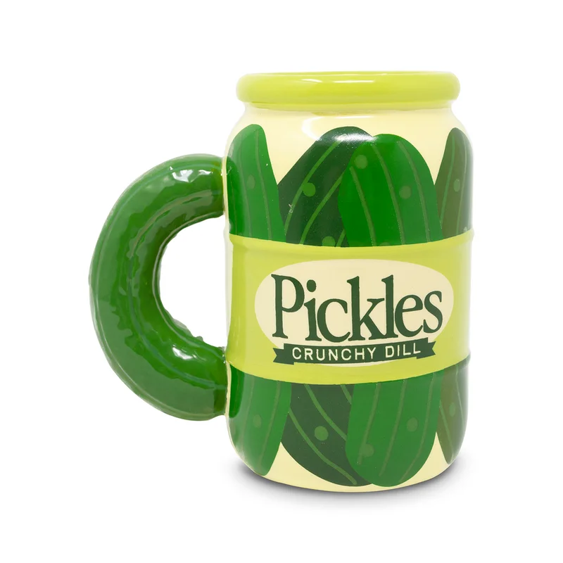 ban.do Novelty Ceramic Mug, Pickle Jar