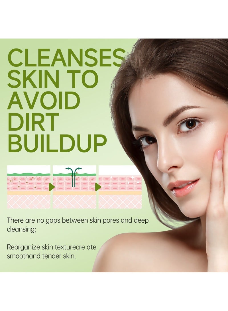 X5 Clay Face Mask - Deep Cleansing & Hydrating with Avocado, Dead Sea Minerals, Rose, Eggplant, & Green Tea Extracts, Ideal for All Skin Types(5g*10) - Image 4