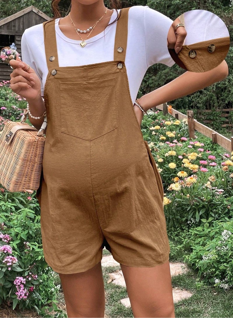 bellanina Pregnancy Casual Comfort Overalls  - Image 1