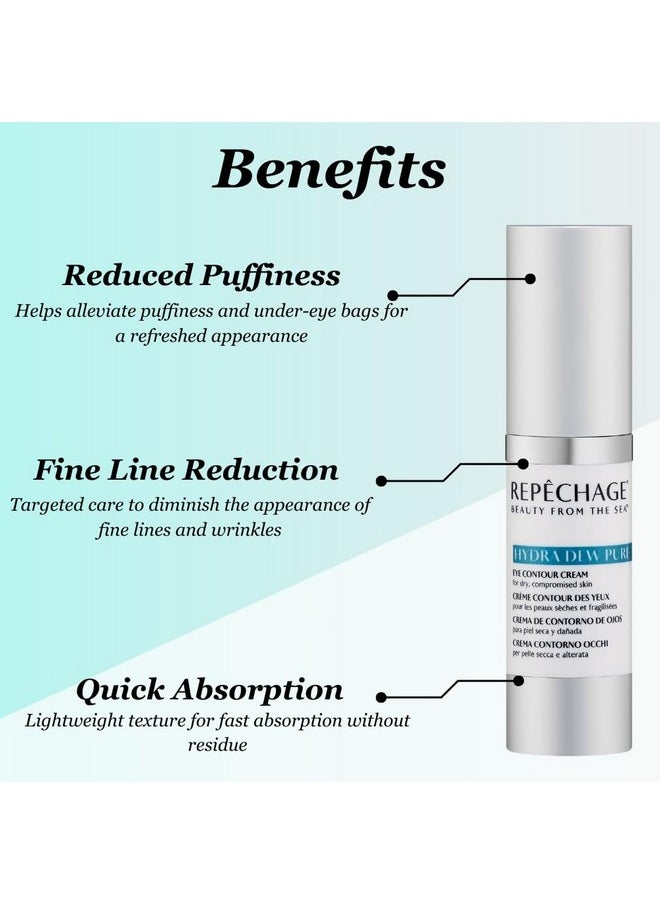 Repechage - Hydra Dew Pure Eye Contour Cream Lightweight Natural Eye Cream 30 Ml / 28 G / Poids Net Wt. 1.0 Oz - Image 1