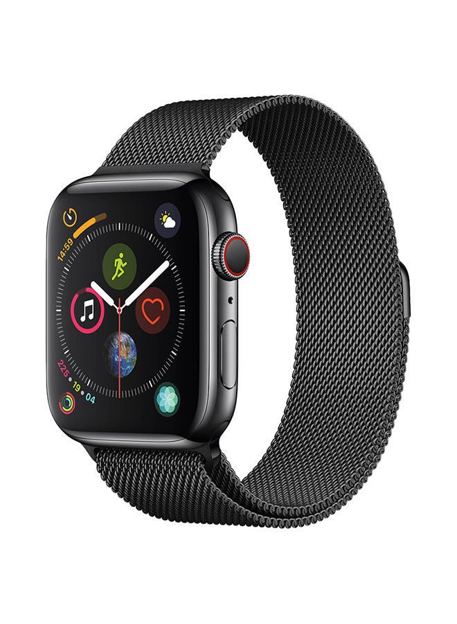 NIBEMINENT Milanese Replacement Band For Apple Watch Series 5/4/3/2/1 40/38mm Black