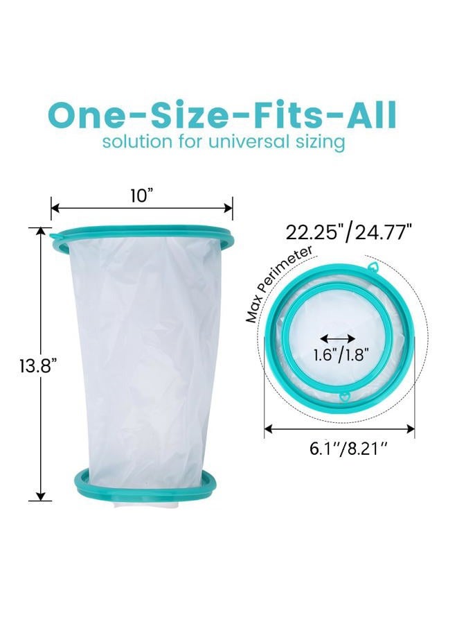 CIVJET Waterproof Cast Covers for Shower Leg (Knee), Watertight Foot Protector Cover, Broken Foot, After Surgery, Knee Scooter, Reusable, Easy to Use Protect Legs in Bath for Man,Woman… - Image 3