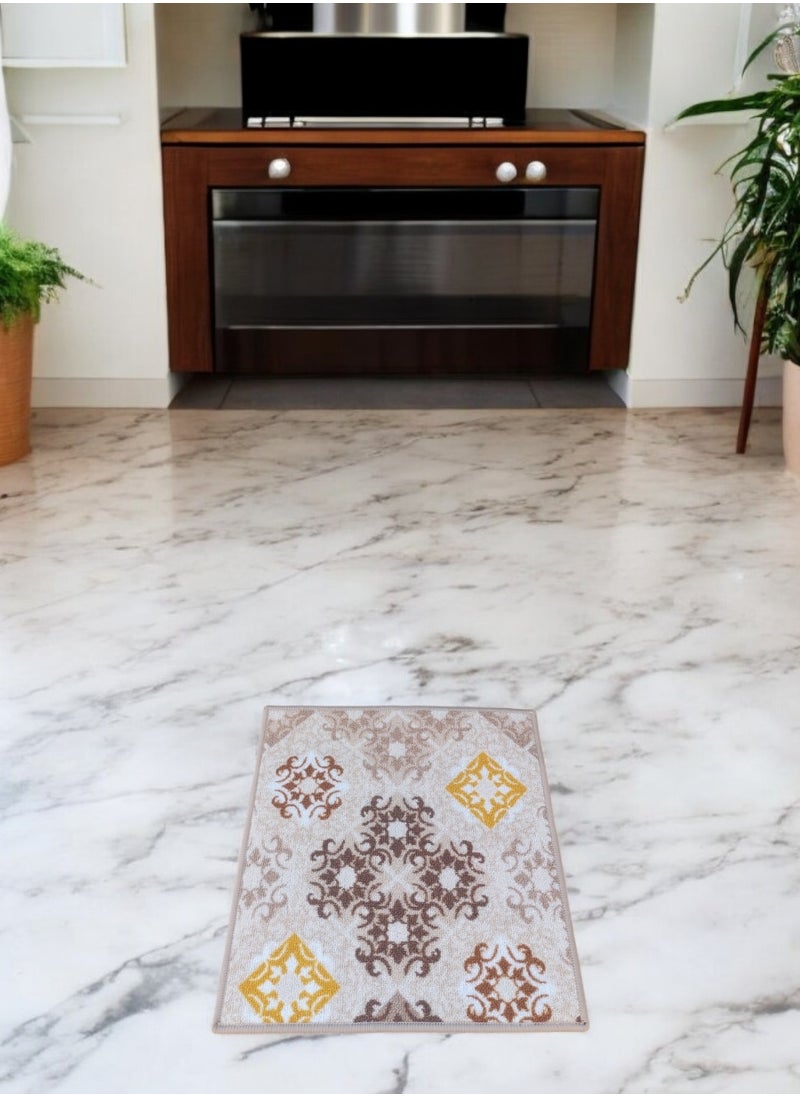Mac Carpet Square lightweight doormat - 50 cm x 50 cm. - Set of 3 pieces, Beige  - Image 4