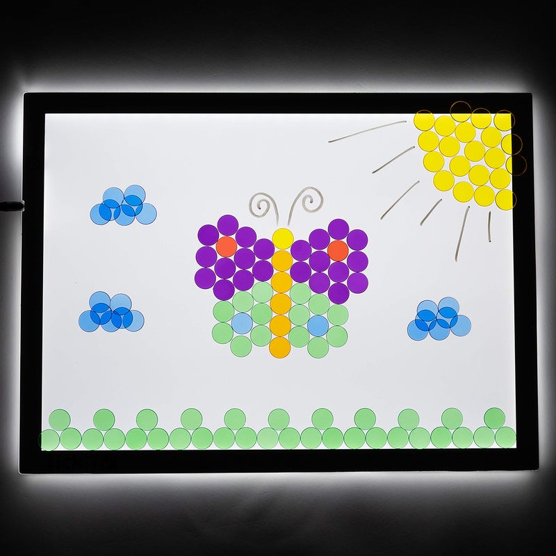 edxeducation Transparent Counters | Set of 500 | Math Manipulatives for Kids | Assorted Colors | 3/4 in | Counting, Sorting, Light Table, Bingo and more - Image 4