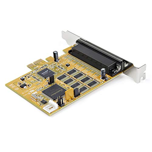 StarTech.com 8-Port PCI Express RS232 Serial Adapter Card, PCIe to Serial DB9 Card, 16C1050 UART, 15kV ESD - Windows Only, TAA - Image 2
